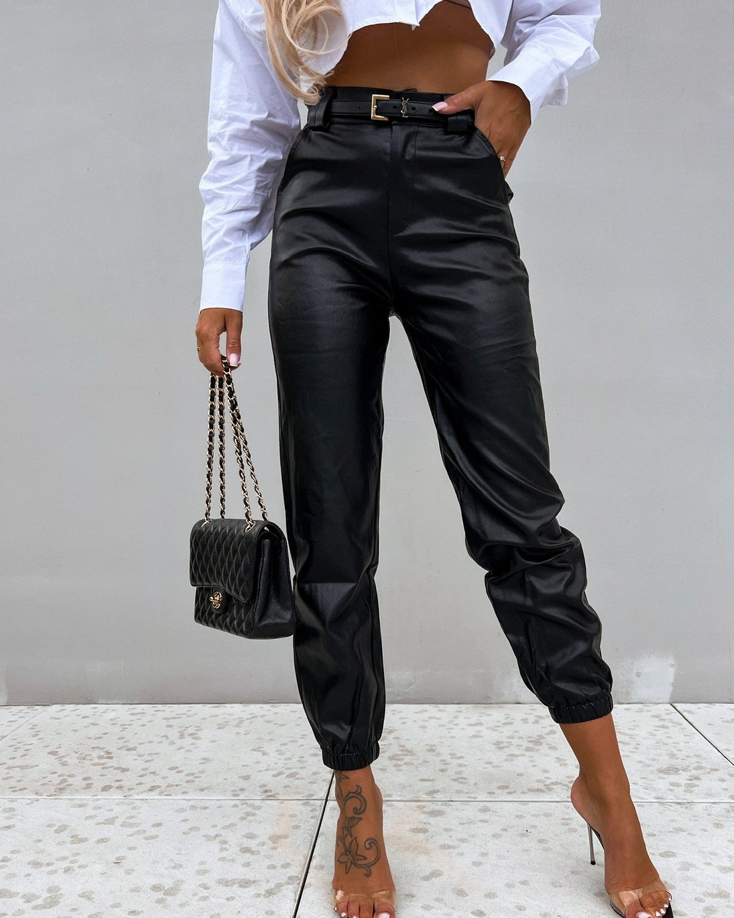 Women's Leather Pants